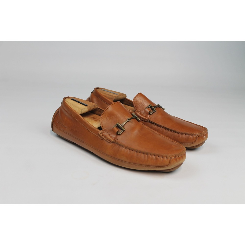 Manmade Cole Haan Men Wyatt Bit Driver Style C35784 Dress Shoe Loafers Horsebit